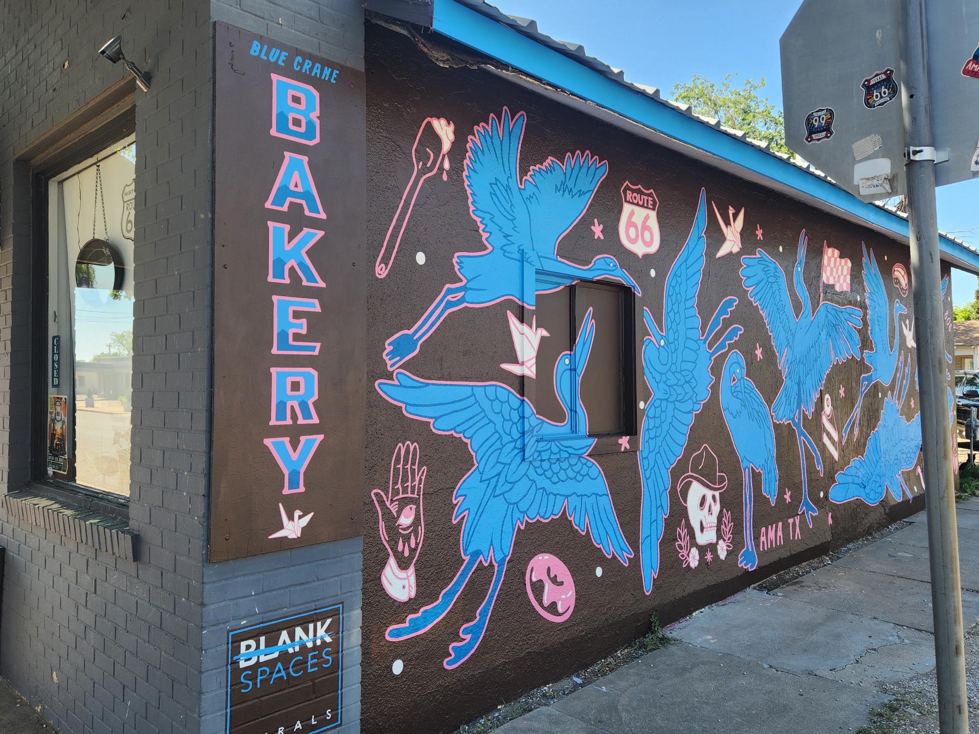 Blue Crane Bakery Final Mural