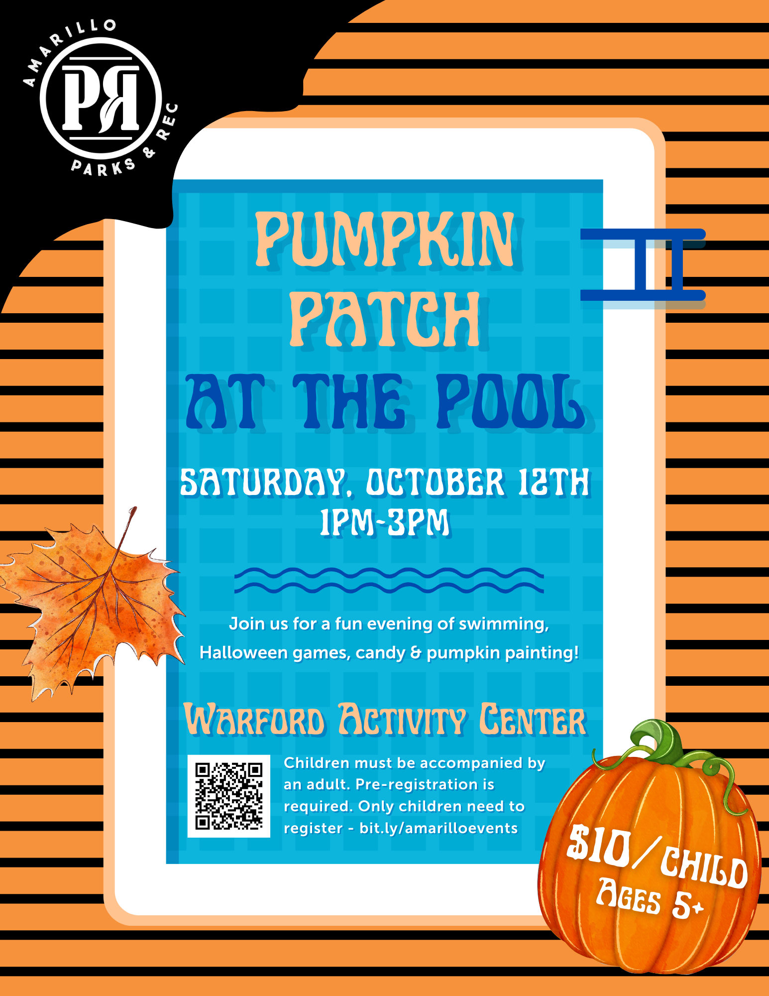 10.12 Pumpkin Patch in the Pool